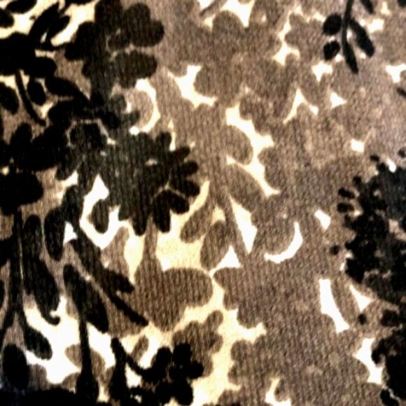 Converse Blouse Sheer Camouflage Floral Tree Shadows All Over Print Y2K S - Picture 9 of 12